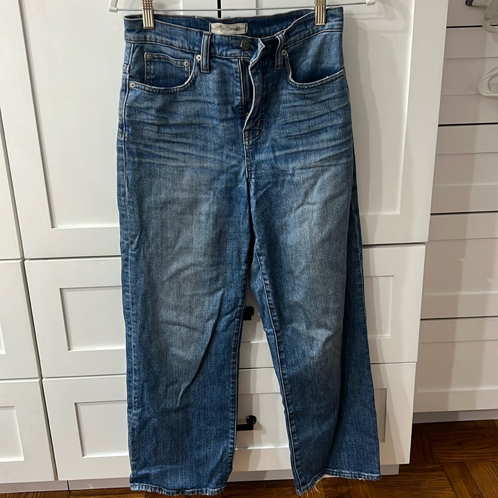 Madewell Slim Wide Leg Crop Jean